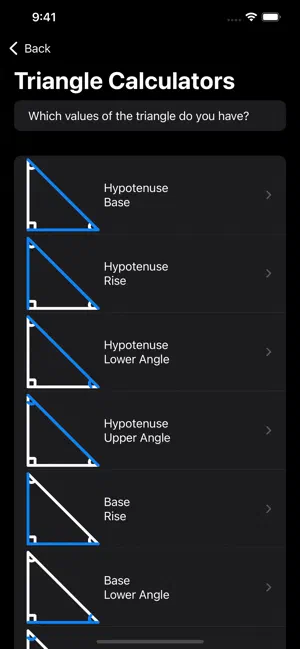 Right Triangles screenshot